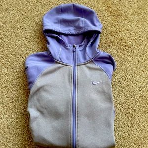 Women’s medium light purple therma-fit zip up